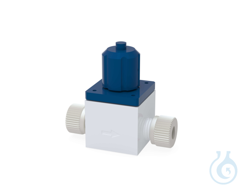 BOLA Control Valves, Ø 8 mm Valve body made of PTFE with bore dia. 6 mm, holding