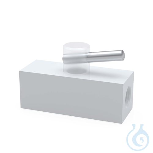 BOLA Miniature 2-Way Stopcocks, UNF 1/4'' 28G, Ø 1,6 x 3,2 mm PTFE