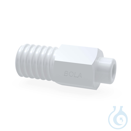 BOLA GL Transition Fittings, Ø 1,6 x 3,2 mm PTFE, transition from GL 14 male to