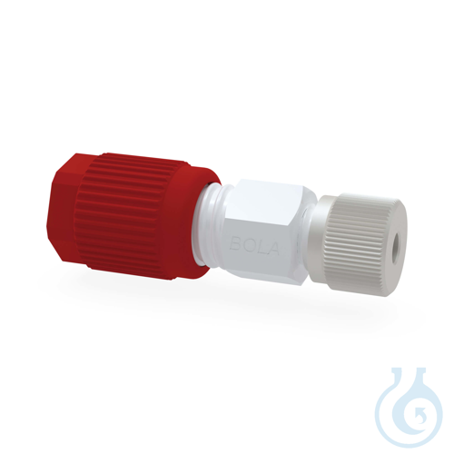 BOLA Joining Fittings, a Ø 3,2 mm - a Ø 4 / 6 mm PTFE, laboratory screw joint ma