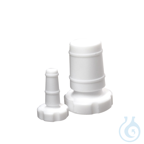 Flat head stopper, PTFE, 19/26