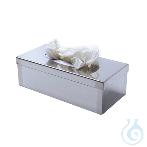 Gloves dispenser 250 x 135 x 90, stainless steel