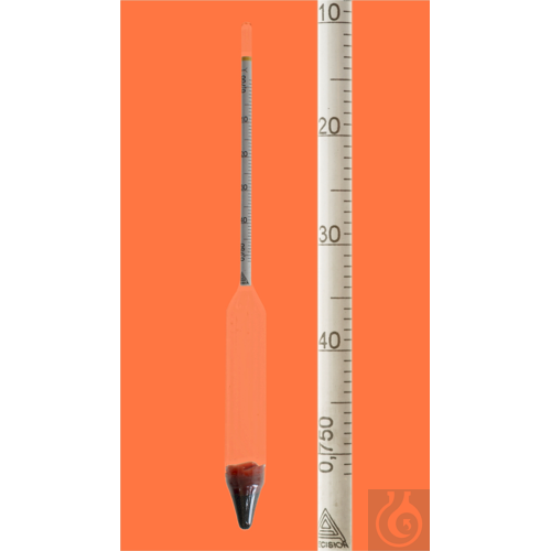 Density hydrometer, type M50SP-060 precision, DIN 12791/BS 718,