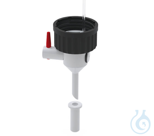 BOLA GL Dispenser, GL 45, Ø 4 mm made of PTFE, screw joint made of PPS