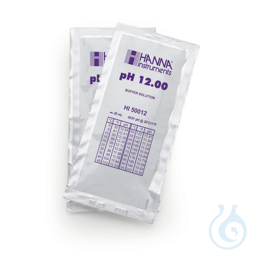 12.00 pH Value @25°C, (10) 20 mL sachets