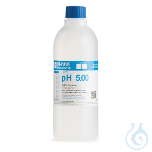5.00 pH Value @25°C, (1) 500 mL bottle