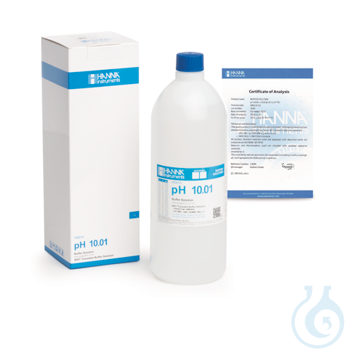 10.01 pH Value @25°C, (1) 1 L bottle