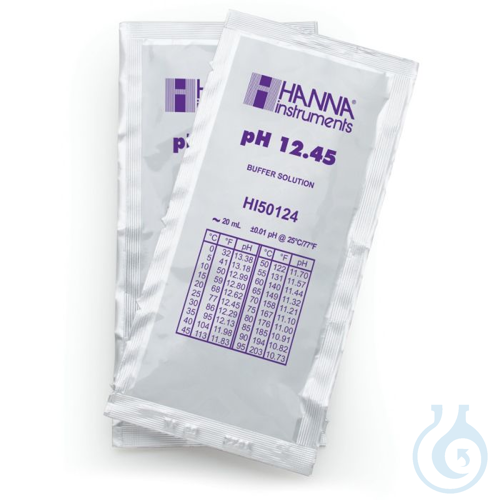 12.45 pH Value @25°C, (25) 20 mL sachets