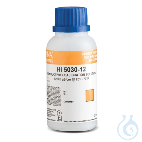 12880 µS/cm EC value @25°C, 120 mL bottle