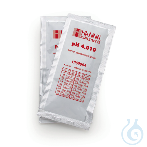 4.010 pH Value @ 25°C, (25) 20 mL sachets
