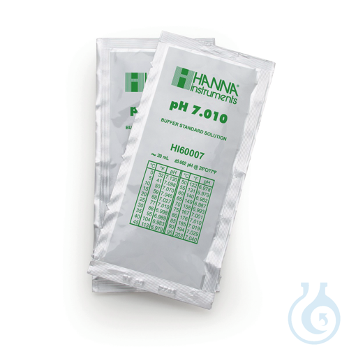 7.010 pH Value @ 25°C, (25) 20 mL sachets