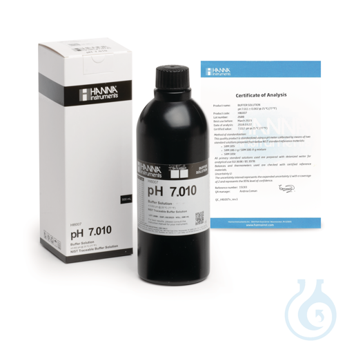 7.010 pH Value @ 25°C, (1) 500 mL bottle