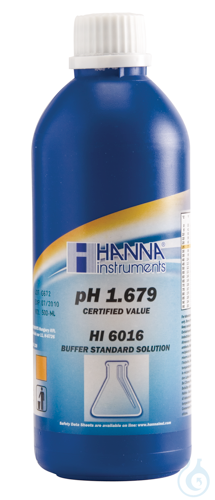 1.679 pH Value @ 25°C, (1) 500 mL bottle