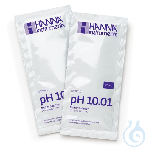 Buffer Calibration Solution pH 10.01, 25 x 20 mL sachets, Certificate of Analysi