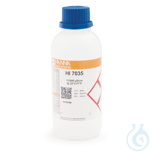 111800 µS/cm @ 25°C Conductivity Standard Solution, 230 mL bottle