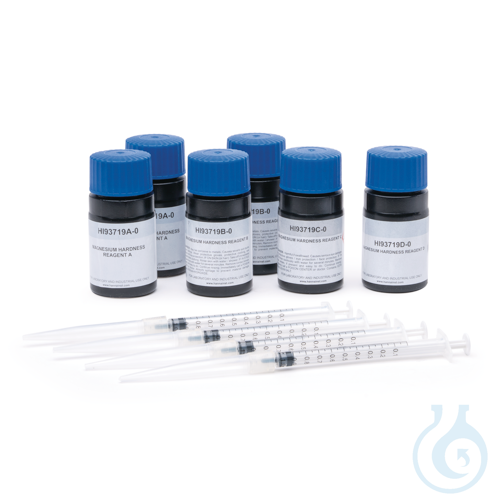 Hardness magnesium, EDTA method, Reagent kit for 100 tests (Mg hardness, CaCO3)