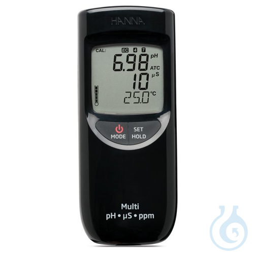 Portable Waterproof pH/EC/TDS Low Range Meter (0 to 3999 µS/cm, 0 to 2000 ppm)