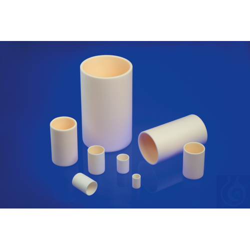 Crucible, Alsint 99,7 cylindrical, flat bottom Size 2 A OD Ø 30 mm ID Ø 26 mm
