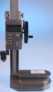 Height measuring device for angle of repose determination