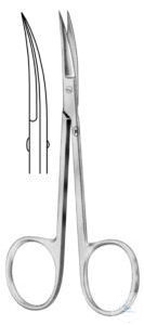 Scissors, curved, fine, sharp/sharp, 105 mm, Hammacher, art. LHSB01110