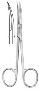 Scissors, curved, sharp/sharp, 115 mm, Hammacher, art. LHSB01511