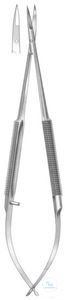 Microschaar, recht, 140 mm, met ronde greep, Hammacher, art. LHSB55414