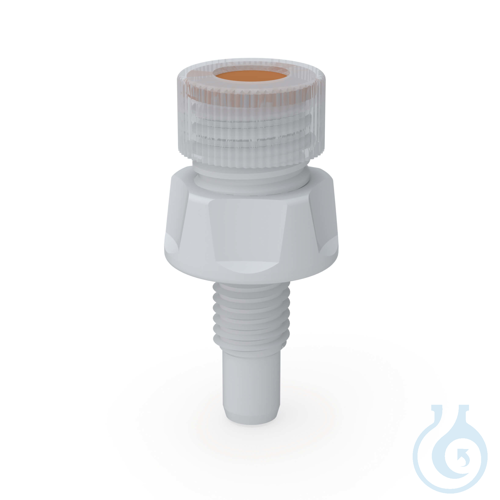 b.safe Septum Adaptor, UNF 1/4'', 1x ND9 PTFE, transition from capillary