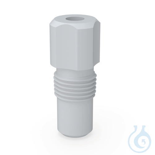 b.safe Fittings Preparative, NPT 1/8'', Ø 4,0 mm PTFE, with thread NPT 1/8 for