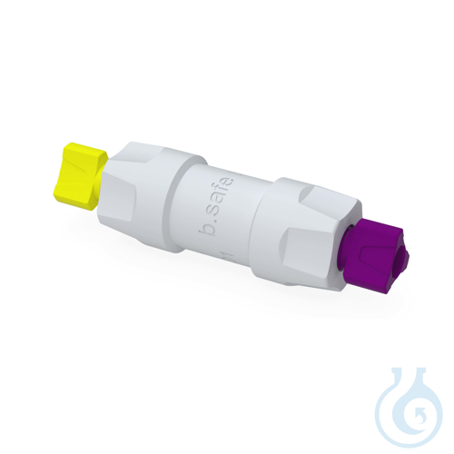 b.safe Capillary Connection, 2 x UNF 1/4'', L=35 mm PTFE, bore dia. 3,3 mm, with