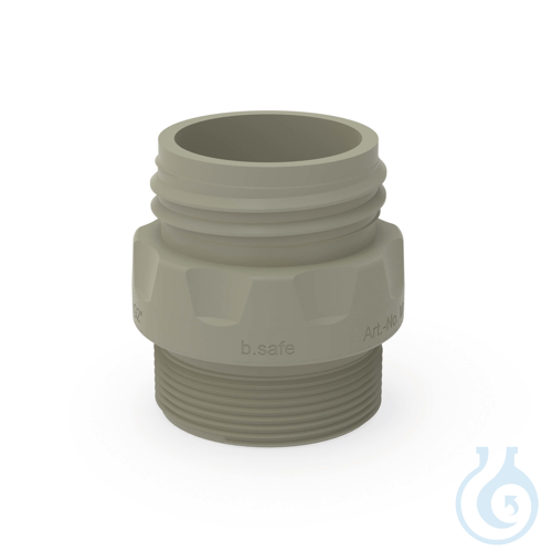 b.safe Adaptors for Caps GL45, GL45 (m) - G2''/BSP2'' (m) PP, 1x male thread