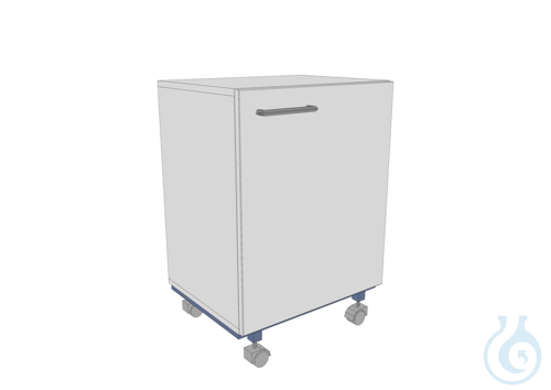 Rollcontainer 567x445x795 mm (LTH), 1 türig, rechts gehangen