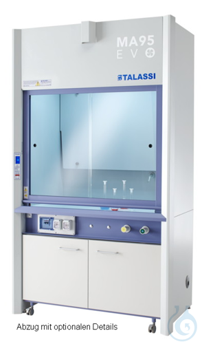 Laborabzug 900 mm, APL Vollkeramik (Gres)