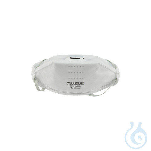 Disposable respirator, FFP2 level, spherical shape with valve, 10 pcs