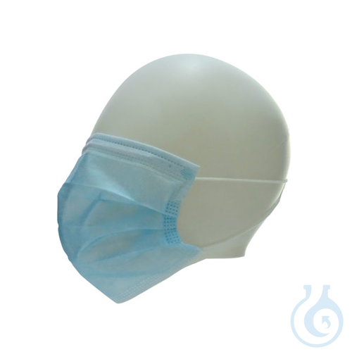 Disposable hygienic mask, 3 layers, 50 pcs