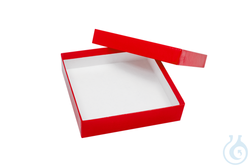 Cardboard box, red, 32 mm, Case / 36 pcs.