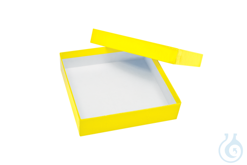 Cardboard box, yellow, 32 mm, Case / 36 pcs.