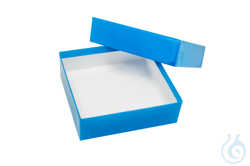 Cardboard box, blue, 50 mm, Case / 36 pcs.