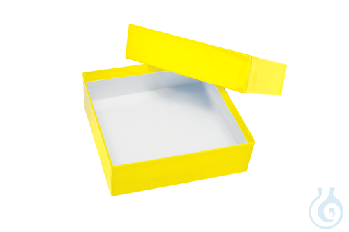 Cardboard box, yellow, 50 mm, Case / 36 pcs.