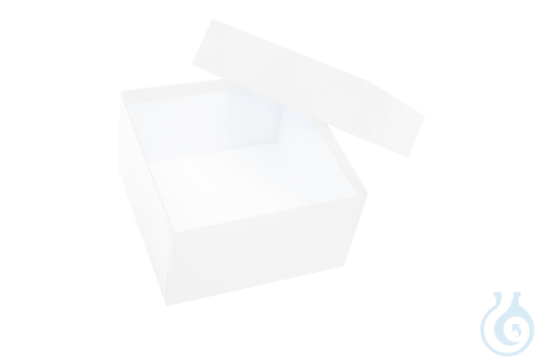 Cardboard box, white, 75 mm, Case / 36 pcs.