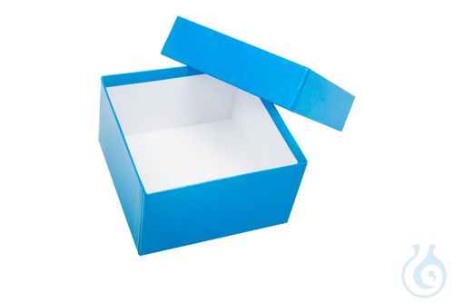 Cardboard box, blue, 75 mm, Case / 36 pcs.