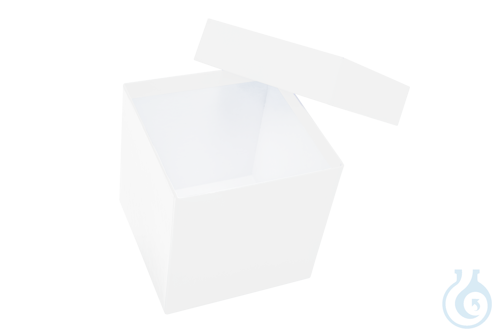Cardboard box, white, 130 mm, Case / 36 pcs.
