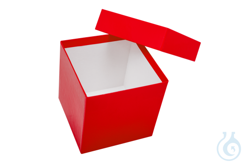 Cardboard box, red, 130 mm, Case / 36 pcs.