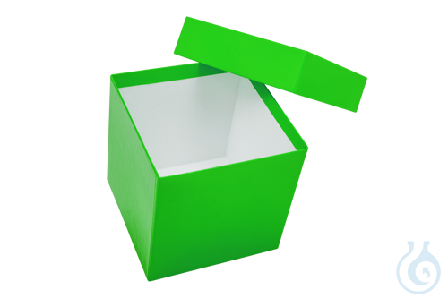 Cardboard box, green, 130 mm, Case / 36 pcs.