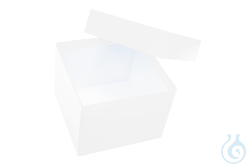 Cardboard box, white, 100 mm, Case / 36 pcs.