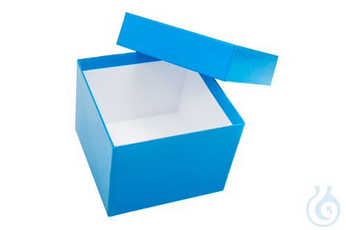 Cardboard box, blue, 100 mm, Case / 36 pcs.
