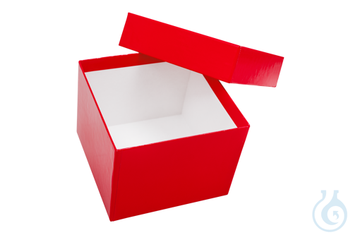 Cardboard box, red, 100 mm, Case / 36 pcs.