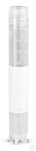 Maxxline 5.0 mL Cryo Tubes, sterile, Case / 500 pcs.