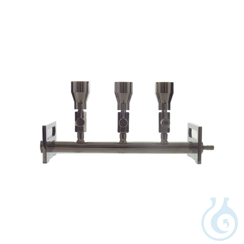 Stainless steel filter manifold, 3 branches