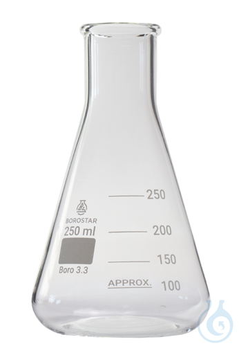 Borostar Erlenmeyerkolben EH 250ml Boro 3.3