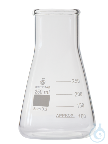 Borostar Erlenmeyerkolben WH 250ml Boro 3.3